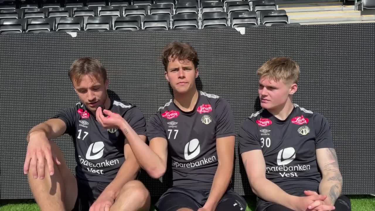 Sjølstad, Óskar og Erik før Sandviken