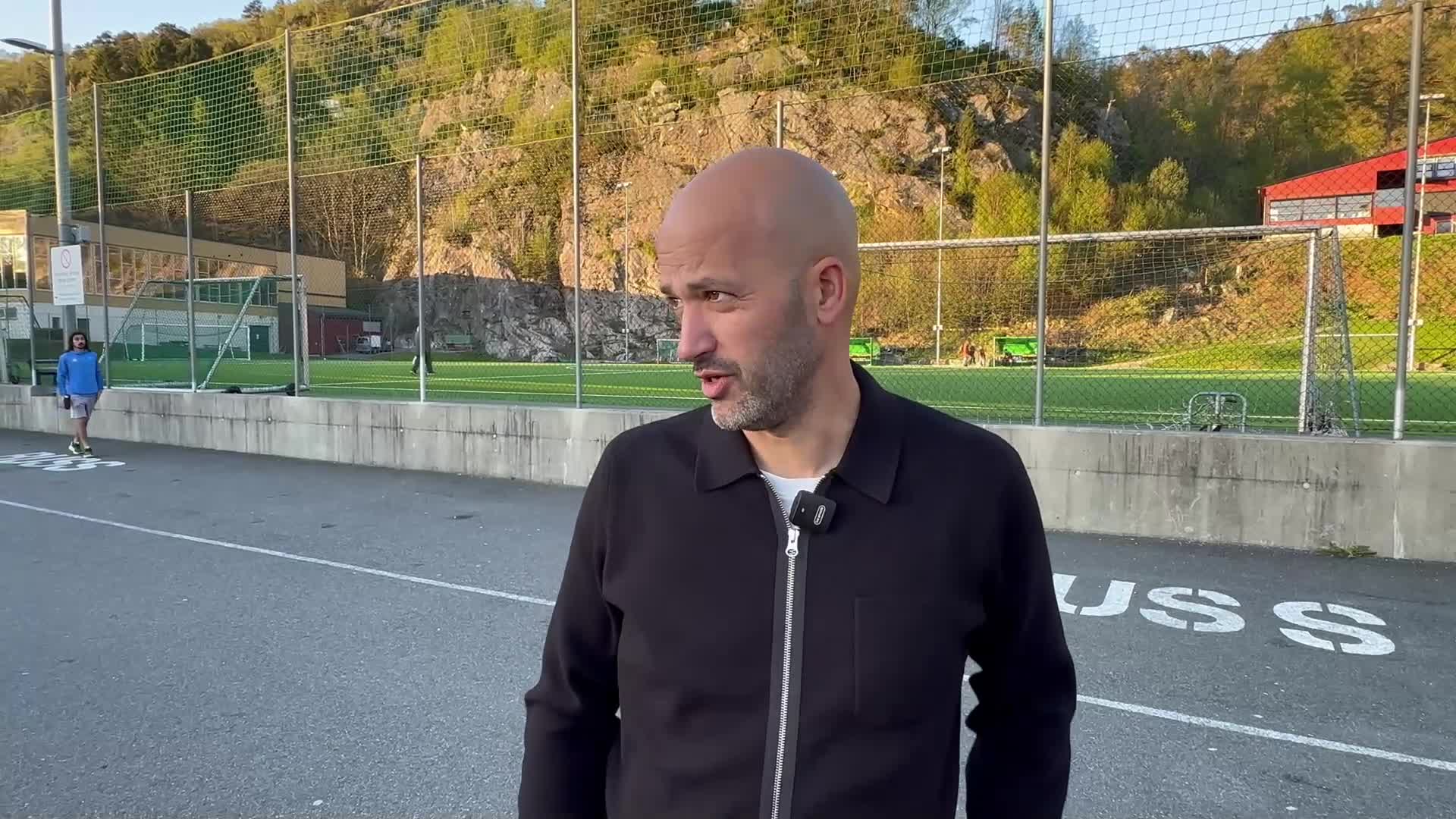 Luis Pimenta etter sigeren mot Sandviken